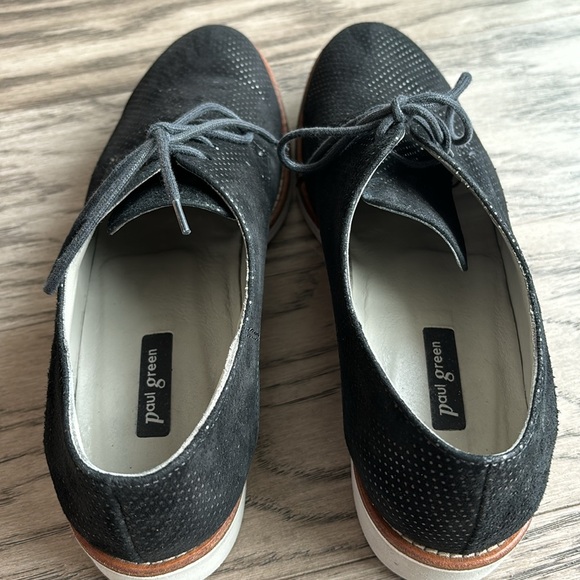 Paul green oxford glitter shoes size 4, US7 - Picture 3 of 11